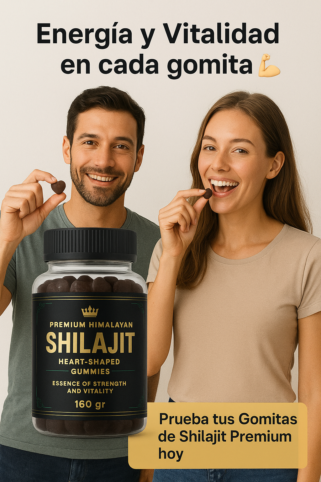 “Gomas Shilajit: Energía y bienestar en cada bocado”