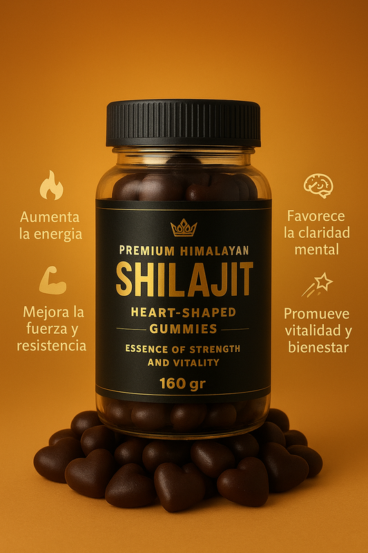“Gomas Shilajit: Energía y bienestar en cada bocado”