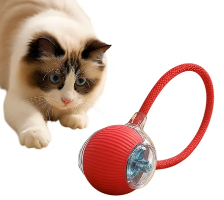 🐾 Pelota Interactiva Recargable USB para Gatos y Perros.